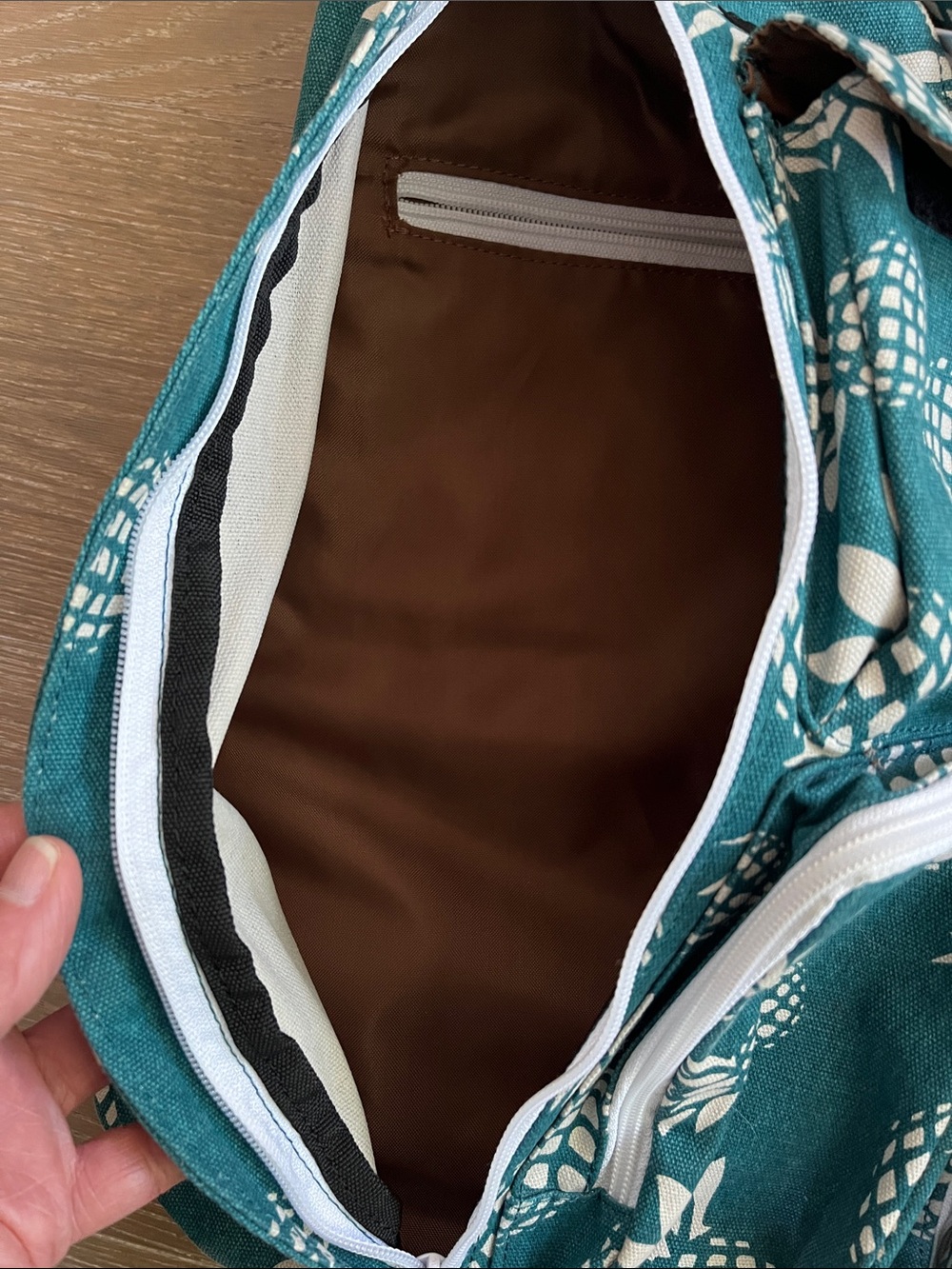 KAVU Pineapple Print Canvas Rope Bag - Picture 3 of 9